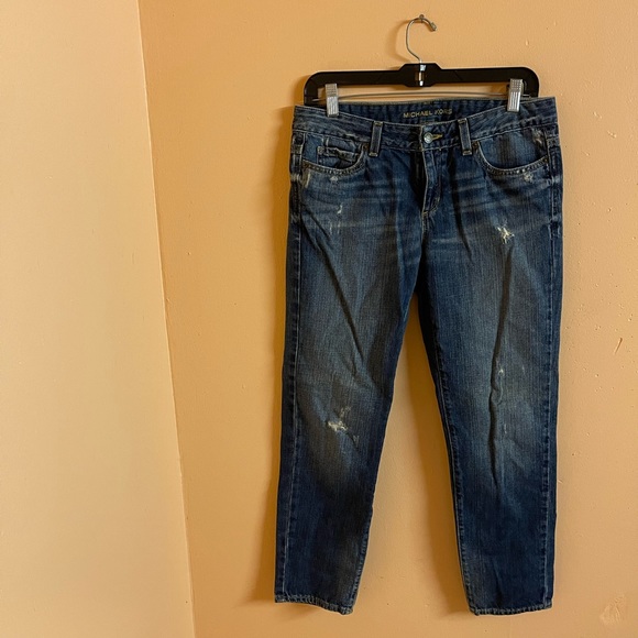 Michael Kors Boyfriend Distressed Jeans Size 4 - Picture 6 of 9